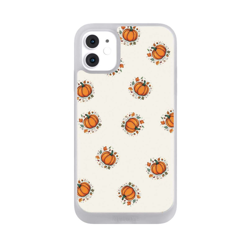 iPhone 11 NIVOpure Motif citrouille beige