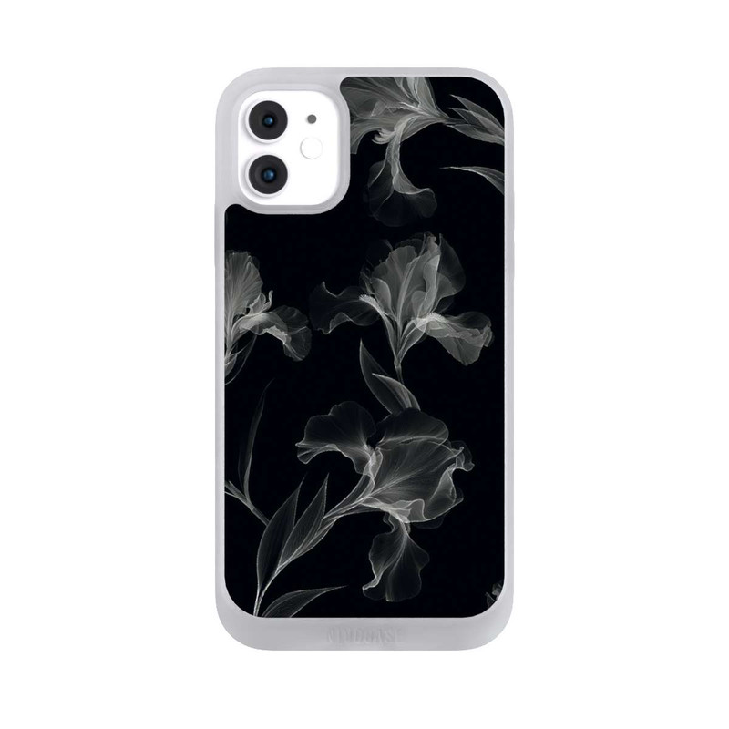 iPhone 11 NIVOpure Blumen Schwarz-Weiß Röntgenaufnahme