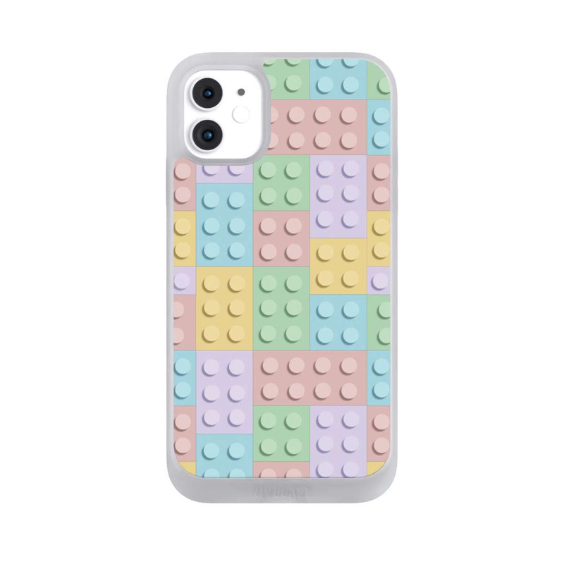 iPhone 11 NIVOpure Buntes Blockmuster