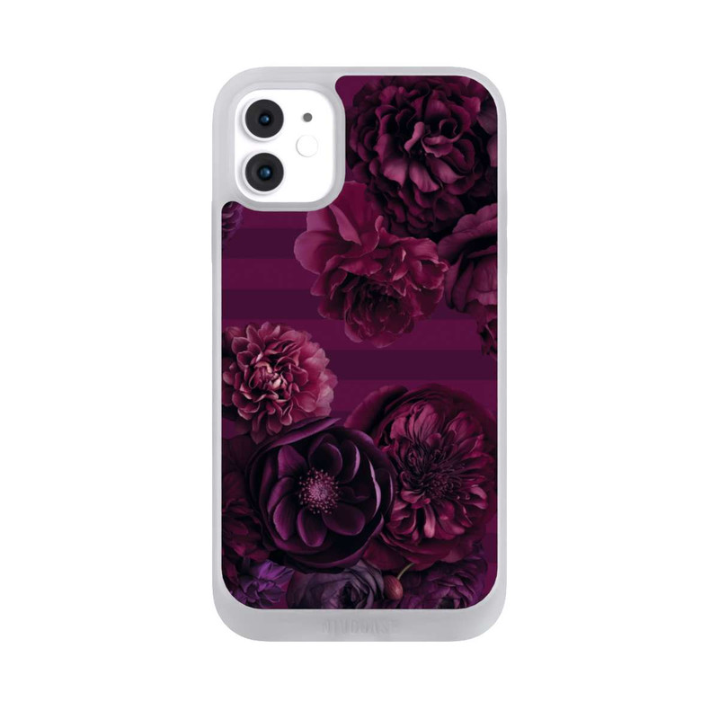 iPhone 11 NIVOpure Majestic Baroque Blossom Dream Burgundy Pink mit KI