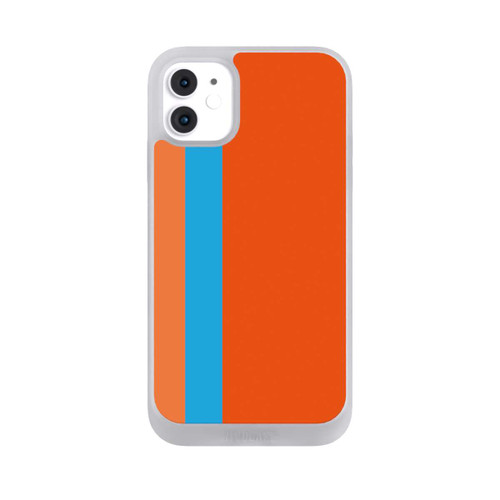 Apple iPhone 11 NIVOpure Streifen Orange Blau