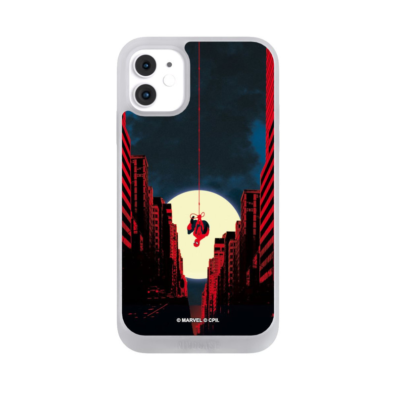 iPhone 11 NIVOpure Spider-Man Marvel between Skyscrapers