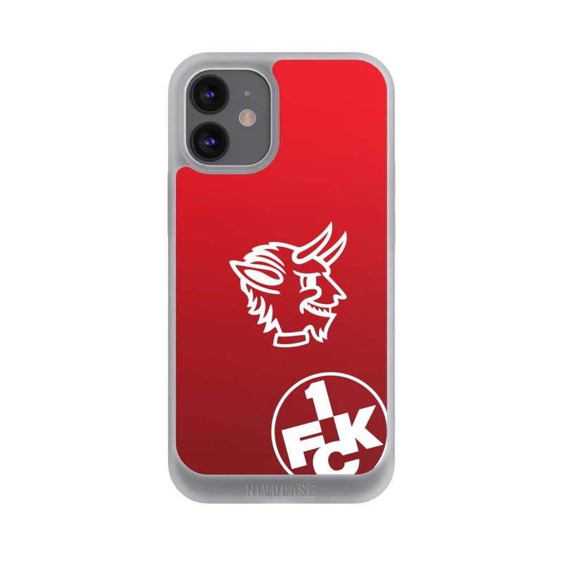 iPhone 12 mini NIVOpure Teufelskopf FCK auf Rot