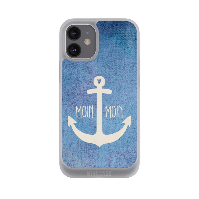 iPhone 12 mini NIVOpure Moin Moin Anker Blau