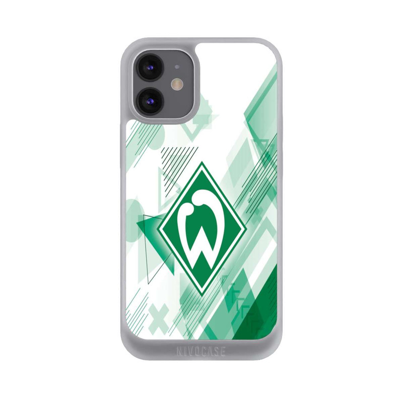 iPhone 12 mini NIVOpure Weiße Grafikelemente - Werder Bremen