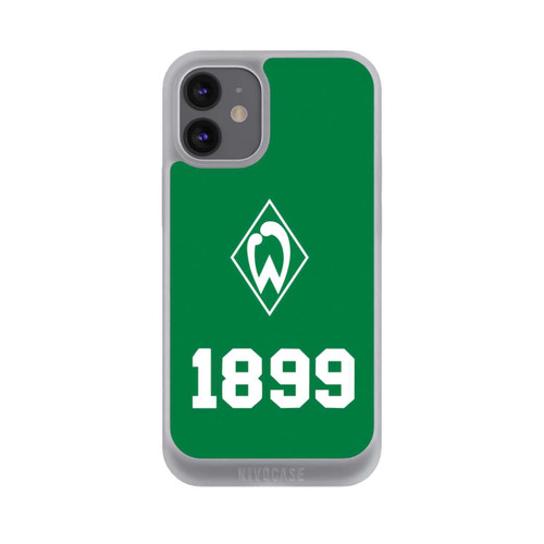 Apple iPhone 12 mini NIVOpure 1899 Grün-Weiß Lebenslang Grün - Werder Bremen