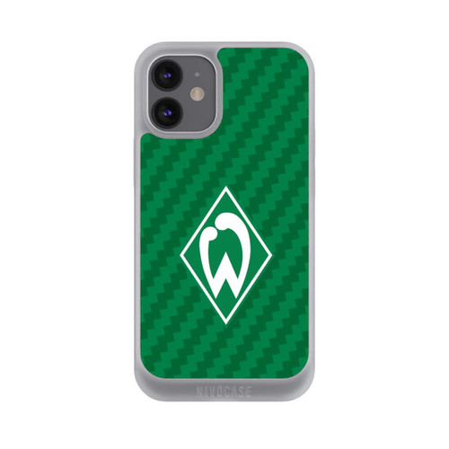 Apple iPhone 12 mini NIVOpure Carbonlook - Werder Bremen