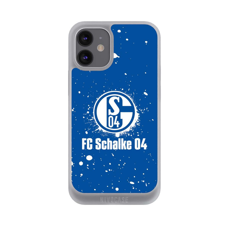 iPhone 12 mini NIVOpure Schalke 04 - Spraylogo