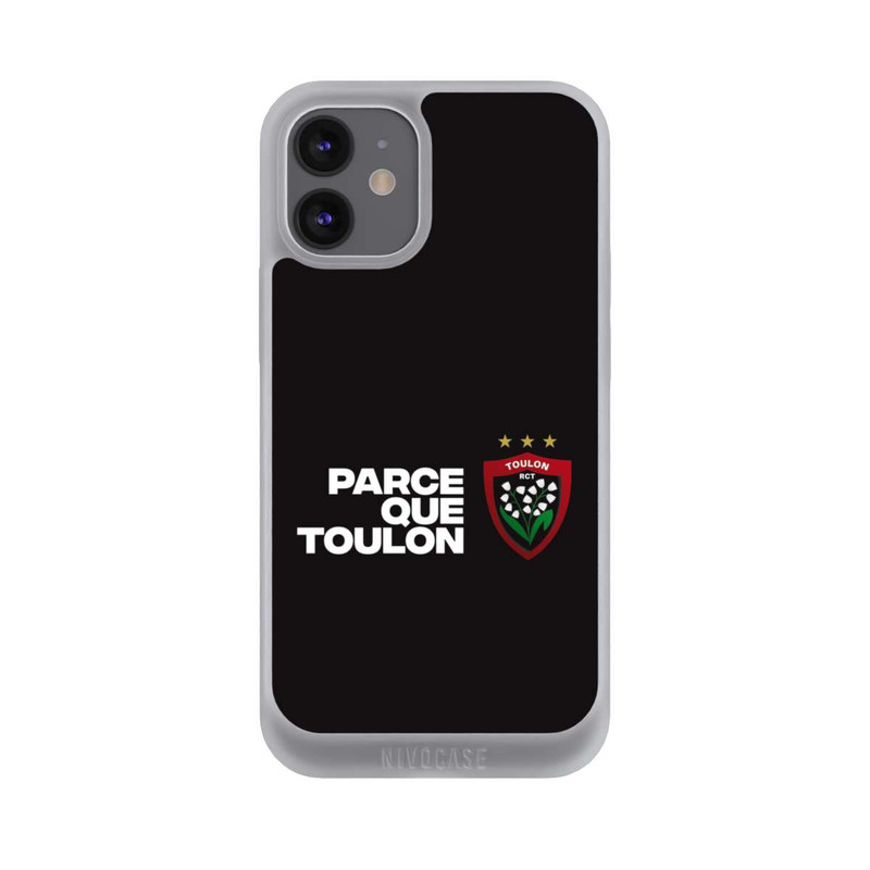 iPhone 12 mini NIVOpure RC Toulonnais PQT Schwarz