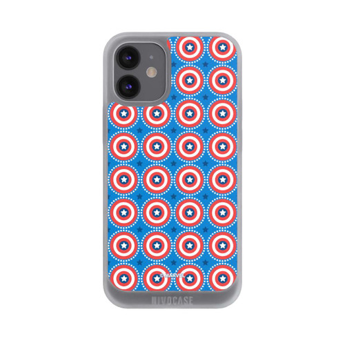 Apple iPhone 12 mini NIVOpure Captain American Shield Pattern