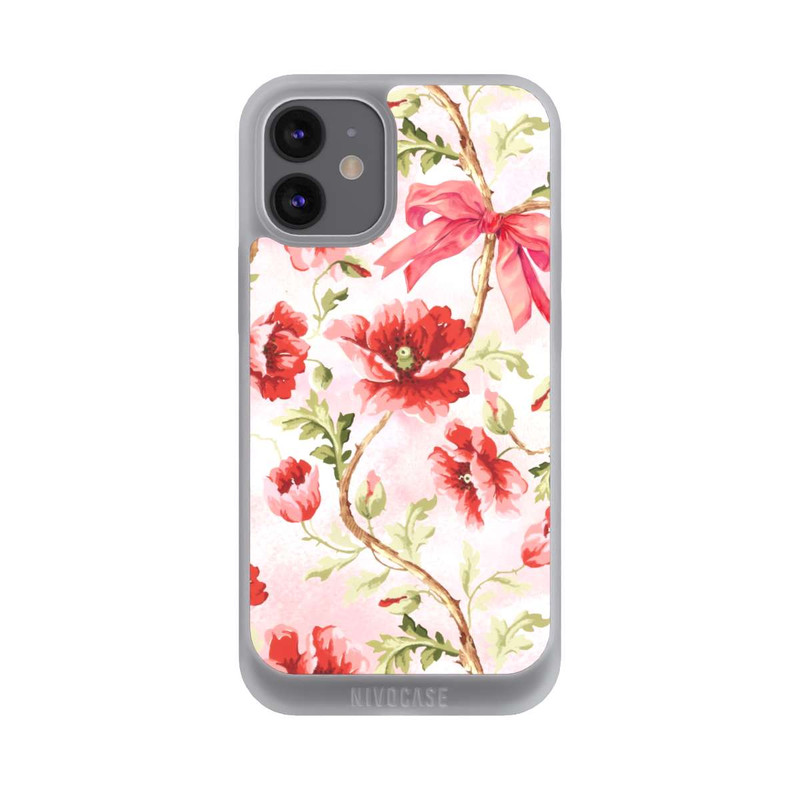 iPhone 12 mini NIVOpure Motif Coquelicots Rose