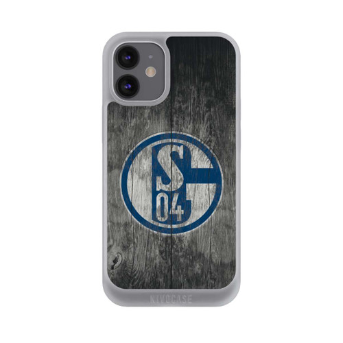 Apple iPhone 12 mini NIVOpure Schalke 04 Holz Look