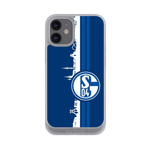 Apple iPhone 12 mini NIVOpure Schalke 04 Skyline Blau