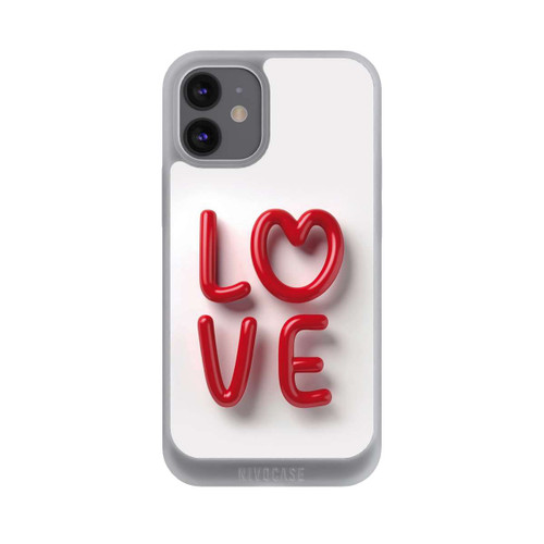 Apple iPhone 12 mini NIVOpure Love Statement Red with AI