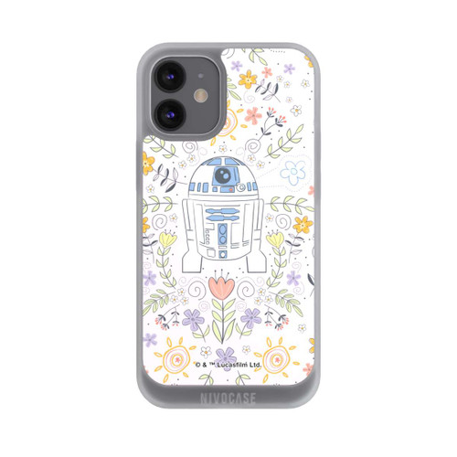 Apple iPhone 12 mini NIVOpure R2D2 Blumen Muster