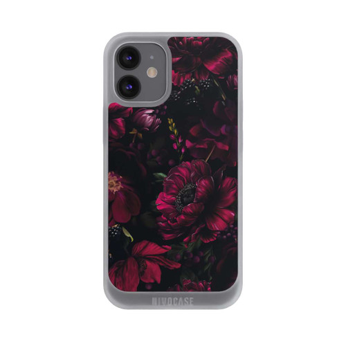 Apple iPhone 12 mini NIVOpure Dunkle Rote Blumen Liebe