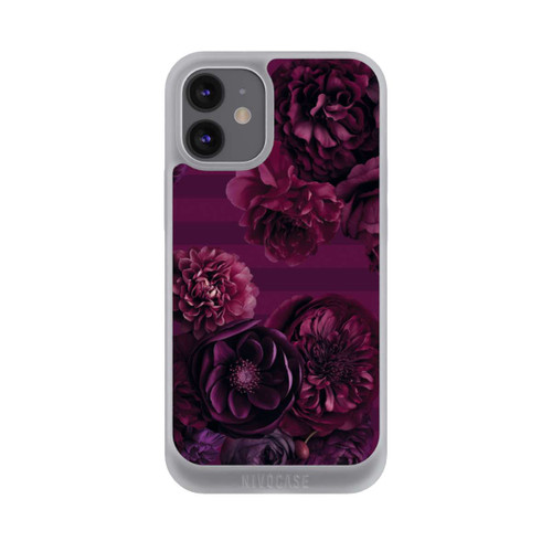 Apple iPhone 12 mini NIVOpure Majestic Baroque Blossom Dream Burgundy Pink mit KI