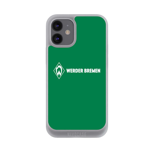 Apple iPhone 12 mini NIVOpure Werder Bremen Schriftzug Raute Grün