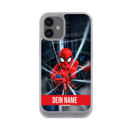 Apple iPhone 12 mini NIVOpure Spiderman Webs in Action personnalisable