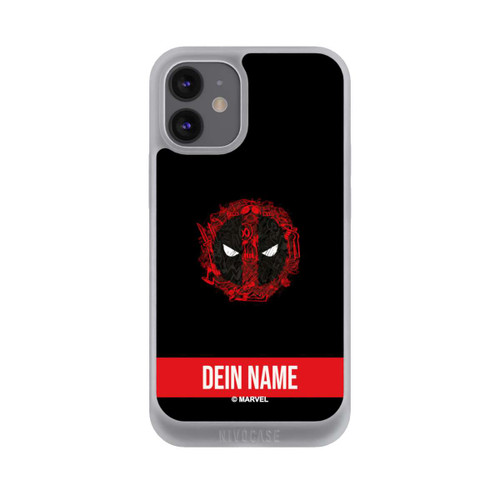 Apple iPhone 12 mini NIVOpure Deadpool Logo Personalisierbar