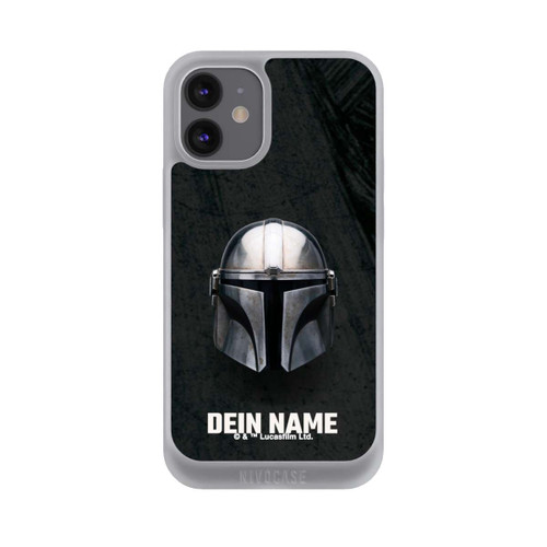 Apple iPhone 12 mini NIVOpure Star Wars Mandalorian Black Helmet Personalisierbar
