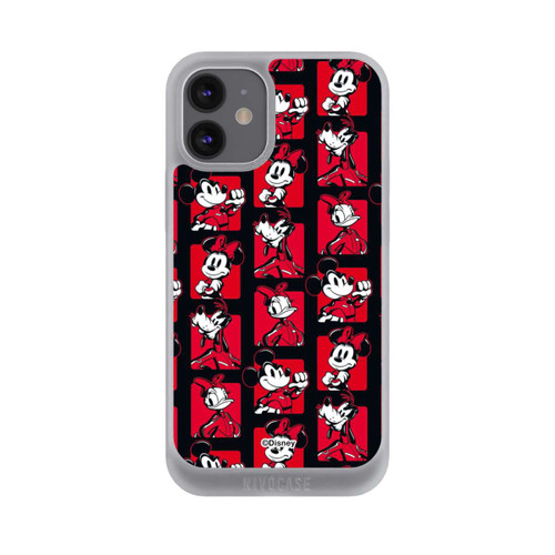 Apple iPhone 12 mini NIVOpure Micky Maus Racing Muster Rot