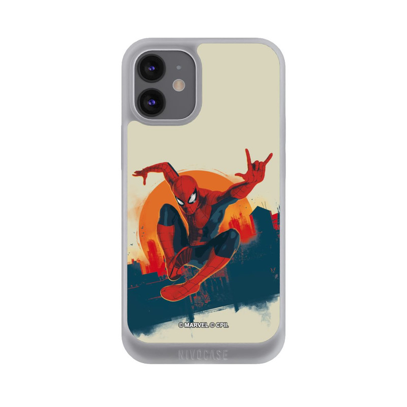 iPhone 12 mini NIVOpure Spider-Man Hero Force beige