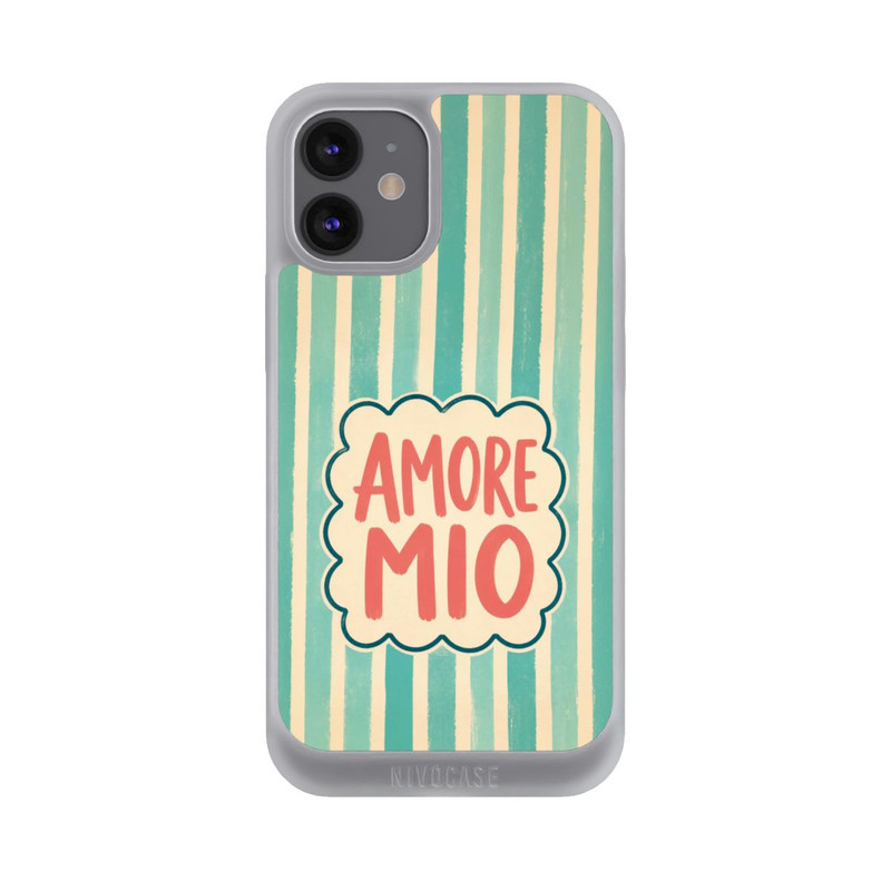 iPhone 12 mini NIVOpure Amore Mio Streifen mit KI