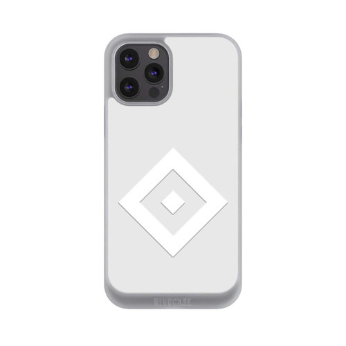 Apple iPhone 12 Pro NIVOpure Rauten Logo auf HSV Grau