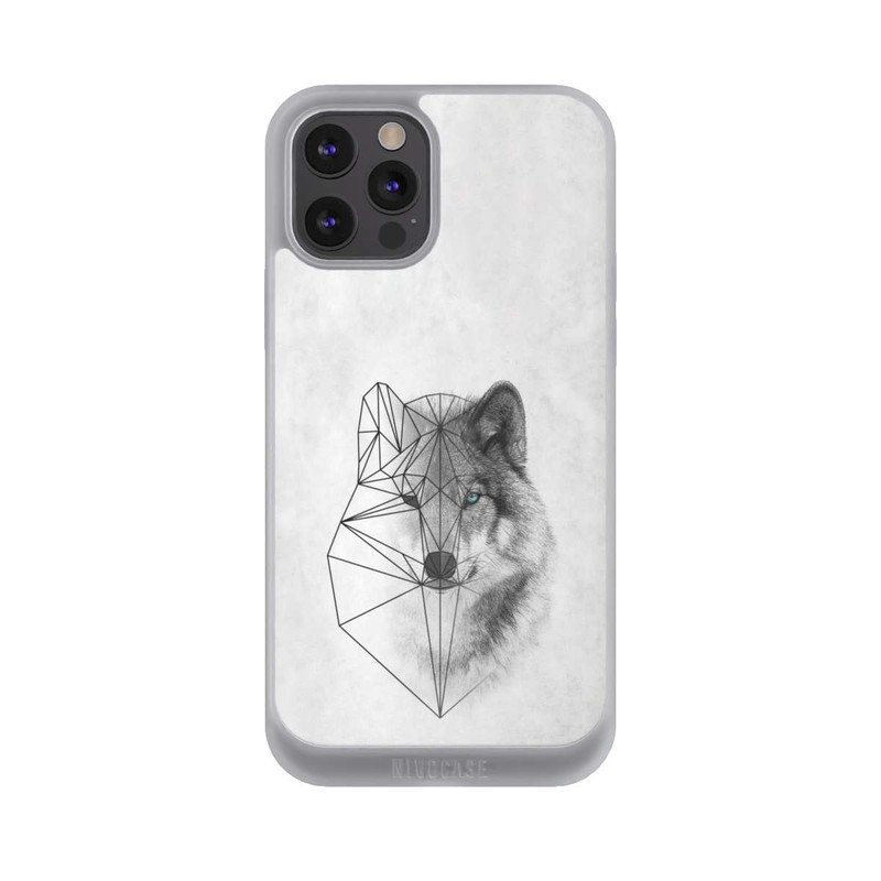 iPhone 12 Pro NIVOpure Polygonaler Wolf