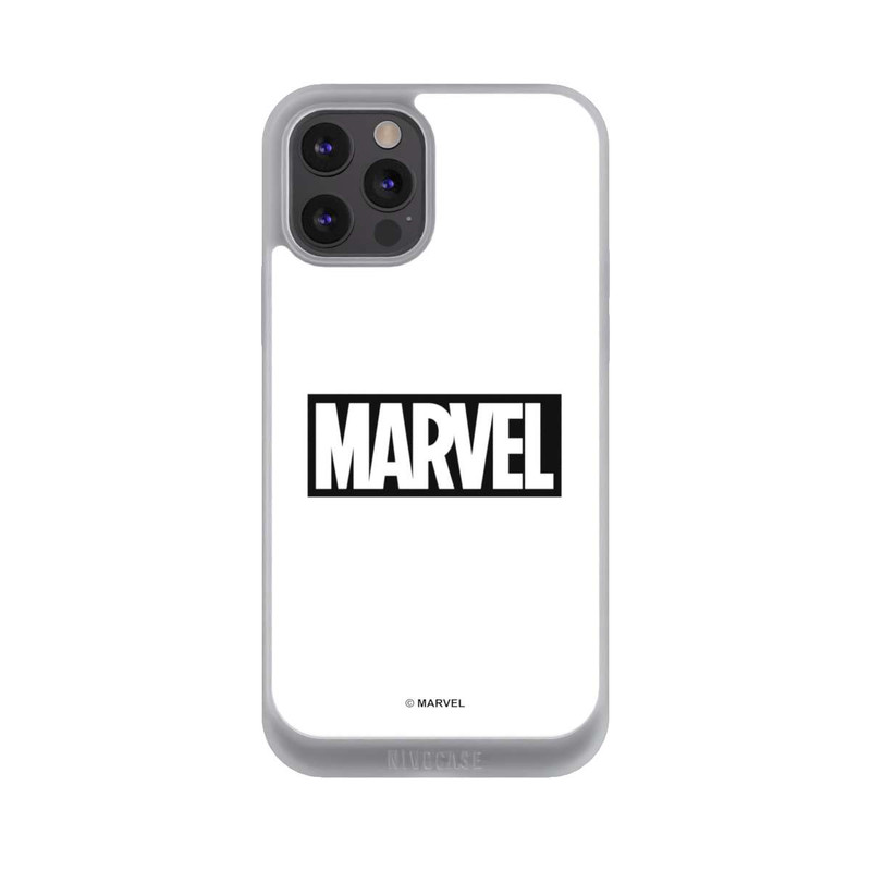 iPhone 12 Pro NIVOpure Marvel Logo White