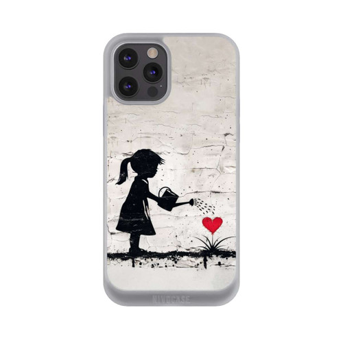 Apple iPhone 12 Pro NIVOpure Girl Watering Bunch of Flowers 