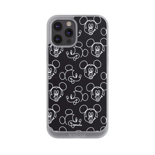 Apple iPhone 12 Pro NIVOpure Disney Mickey Muster Schwarz