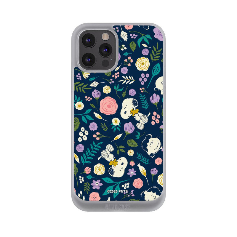 iPhone 12 Pro NIVOpure Peanuts Dark Flower Pattern