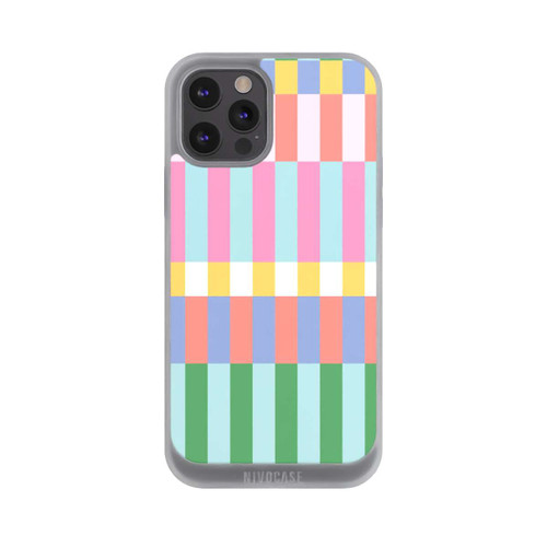 Apple iPhone 12 Pro NIVOpure Checked Theme Pastel