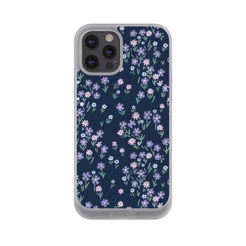 Apple iPhone 12 Pro NIVOpure Dark Blue Floral Theme