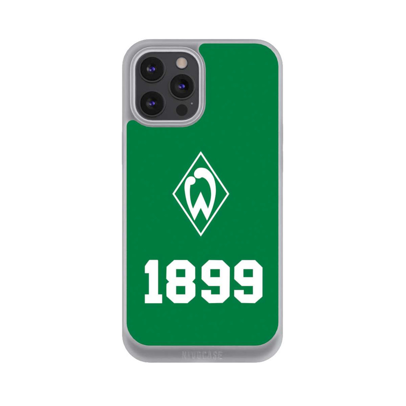 iPhone 12 Pro Max NIVOpure 1899 Grün-Weiß Lebenslang Grün - Werder Bremen