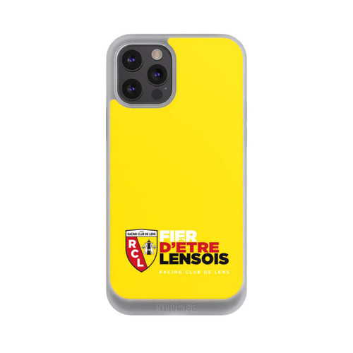Apple iPhone 12 Pro Max NIVOpure Fond Logo RCL Jaune