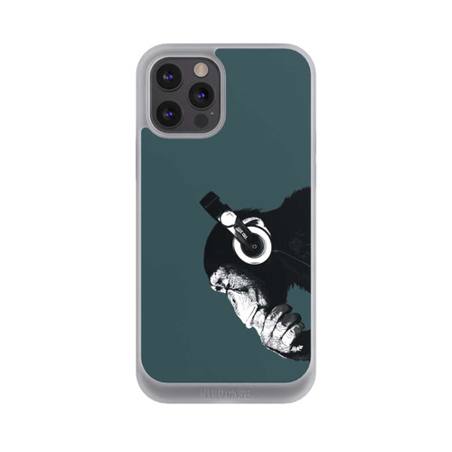 Apple iPhone 12 Pro Max NIVOpure Denkender Affe Blau