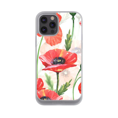 Apple iPhone 12 Pro Max NIVOpure Wasserfarbe Mohnblumen