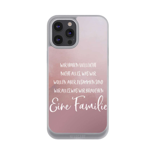 Apple iPhone 12 Pro Max NIVOpure Eine Familie Altrosa