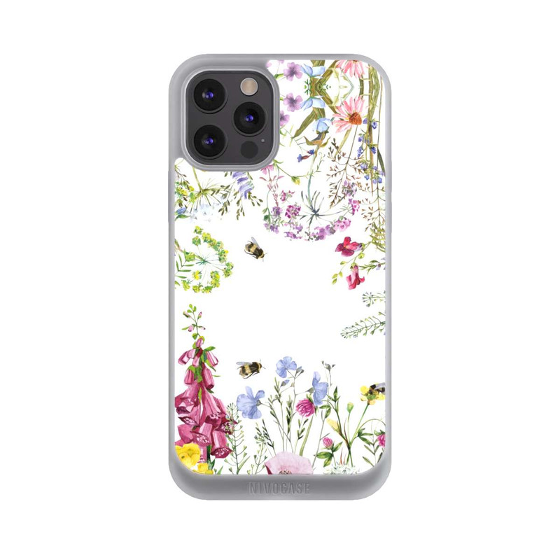iPhone 12 Pro Max NIVOpure Cadre de fleurs sauvages des prés d'été