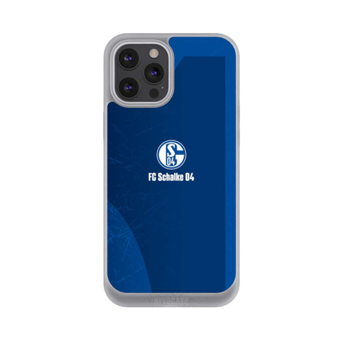 Apple iPhone 12 Pro Max NIVOpure Schalke 04 Blauer Hintergrund Mit Logo