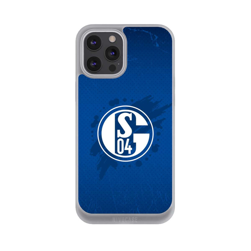 iPhone 12 Pro Max NIVOpure Schalke 04 Farbe Fleck Blau