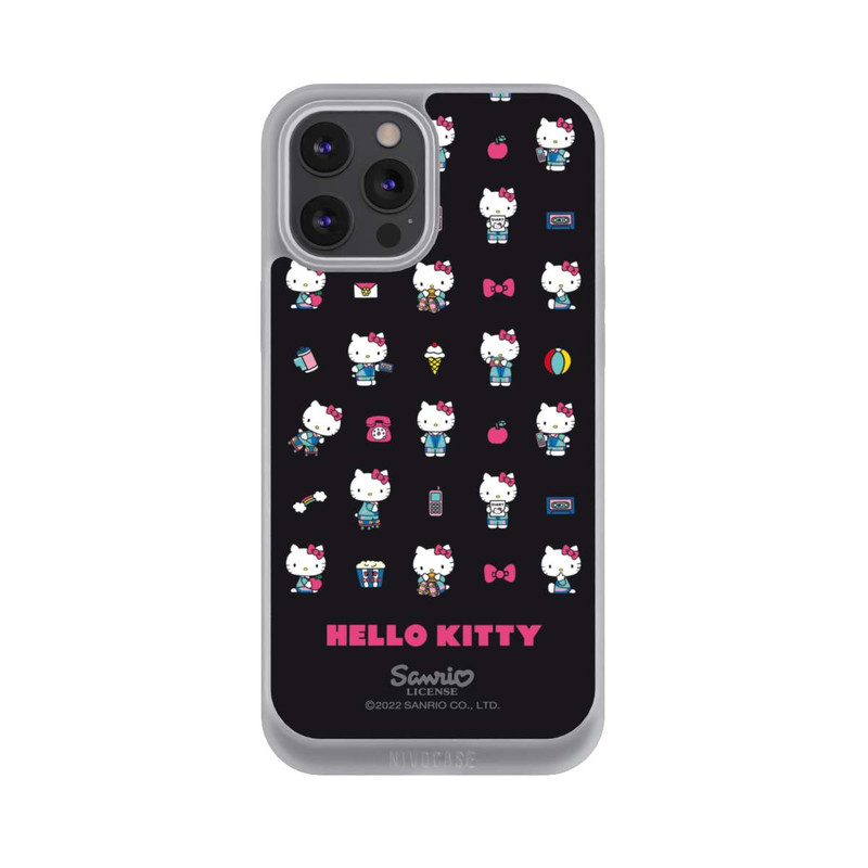 iPhone 12 Pro Max NIVOpure Hello Kitty 90s Schwarz