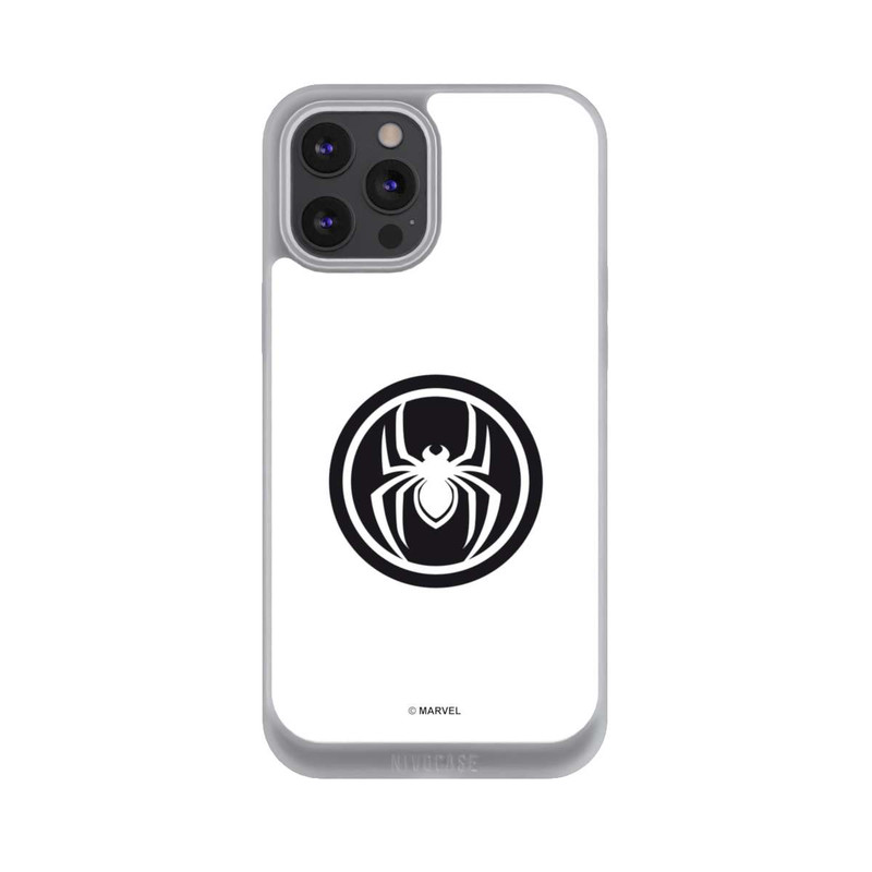 iPhone 12 Pro Max NIVOpure Spider-Man Spider Logo White