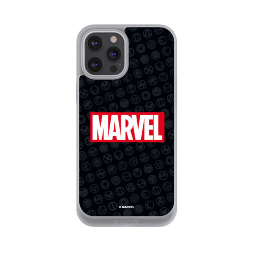 Apple iPhone 12 Pro Max NIVOpure Marvel Logo Black Red 