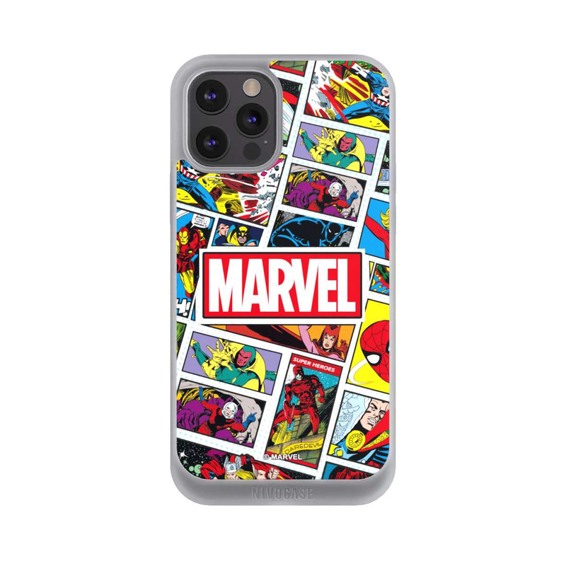 iPhone 12 Pro Max NIVOpure Marvel Comic Pattern