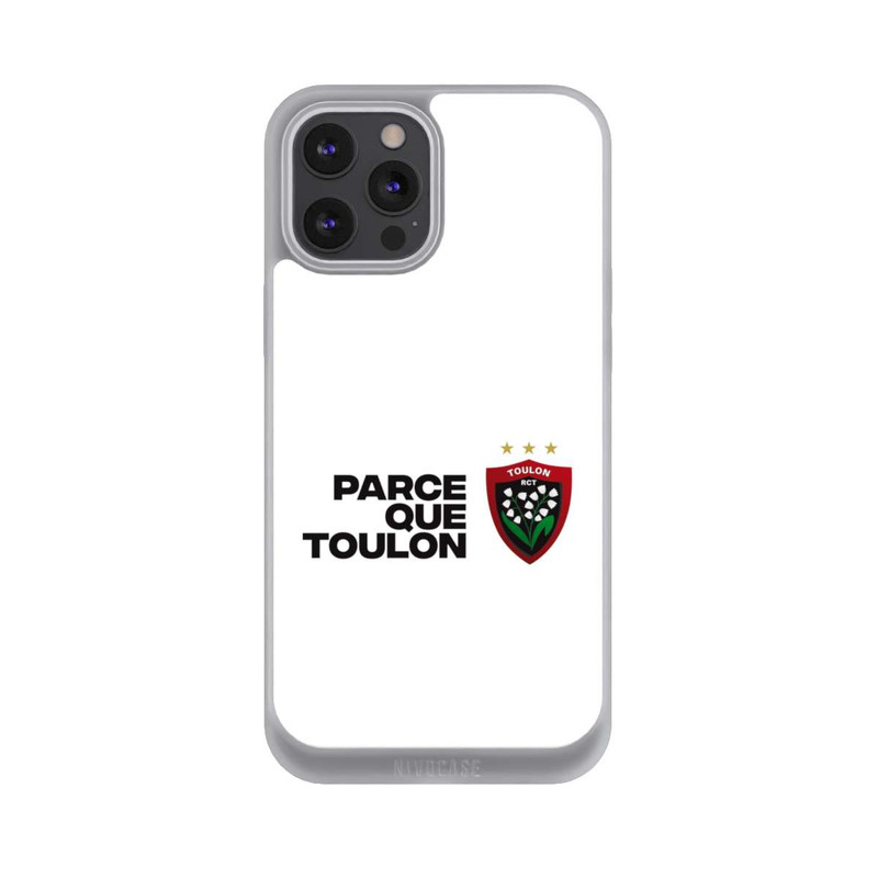 iPhone 12 Pro Max NIVOpure RC Toulonnais PQT White 
