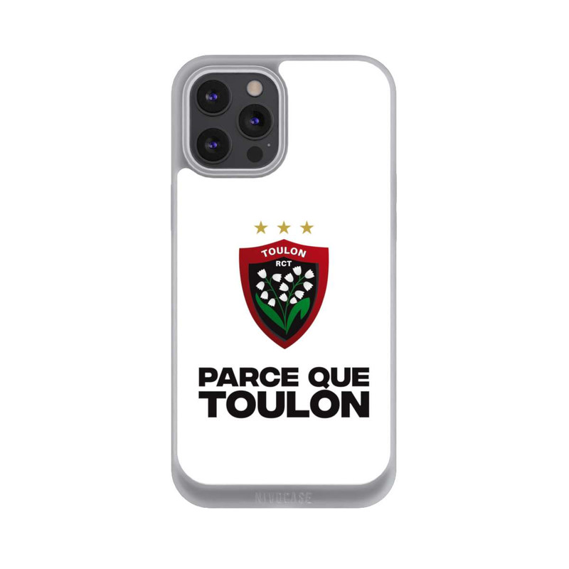 iPhone 12 Pro Max NIVOpure RC Toulonnais Blanc